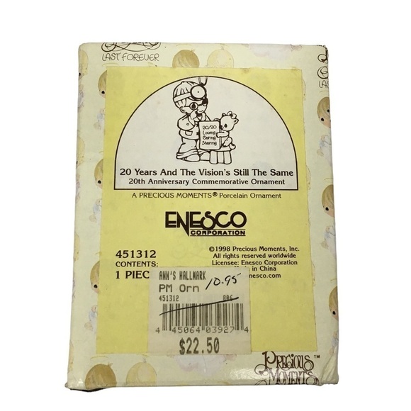 PRECIOUS MOMENTS Vintage Doctor Ornament 20 Years & The Vision’s Still The Same - Picture 9 of 16